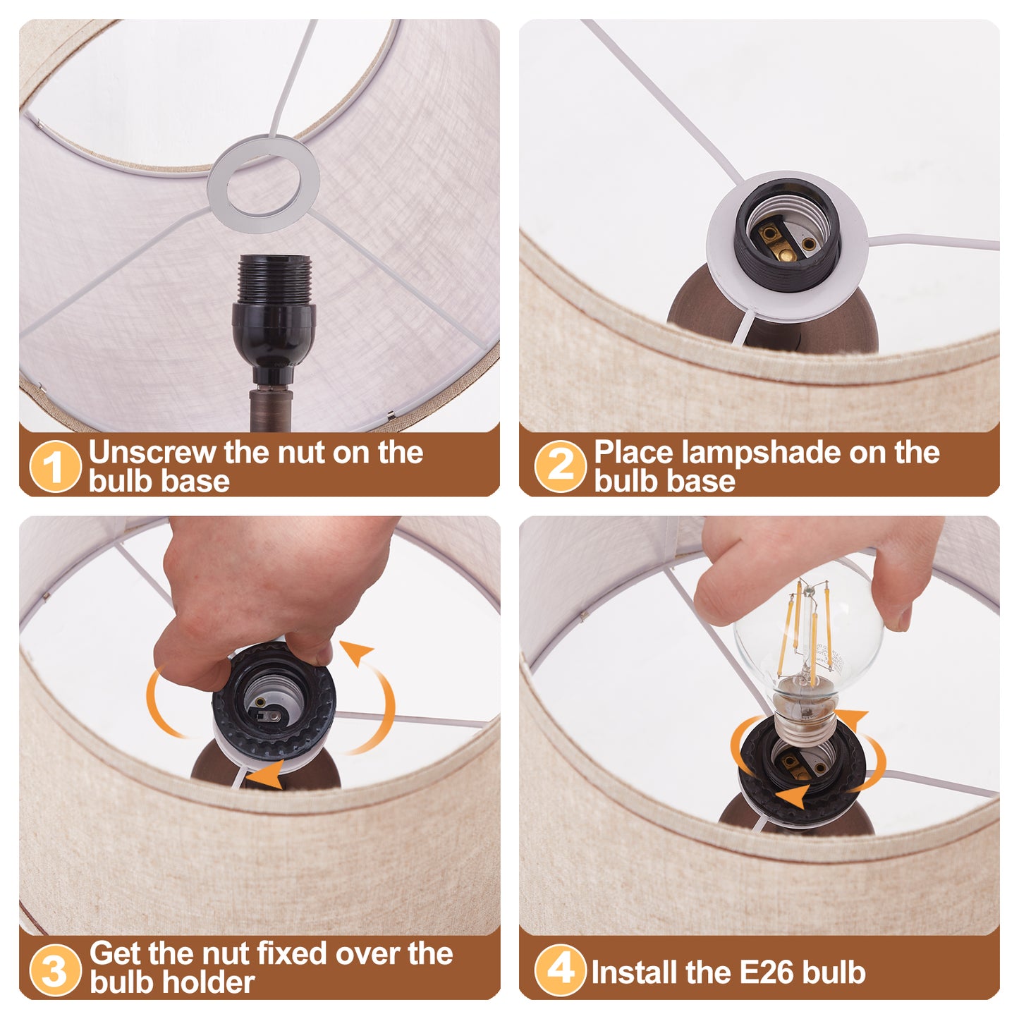 Natyswan Touch Lamps for Bedrooms Set of 2, Bedside Lamp with Dual USB Charging Ports, 3 Way Dimmable Nightstand Lamps with Premium Linen Fabric Lampshade for Bedroom, Living Room (Bulb Included)