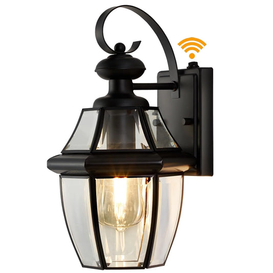 NATYSWAN Outdoor Wall Light, Exterior Light Fixture Waterproof Anti-Rust Porch Sconces Wall Mounted Lighting, Modern Wall Sconce for House Garage