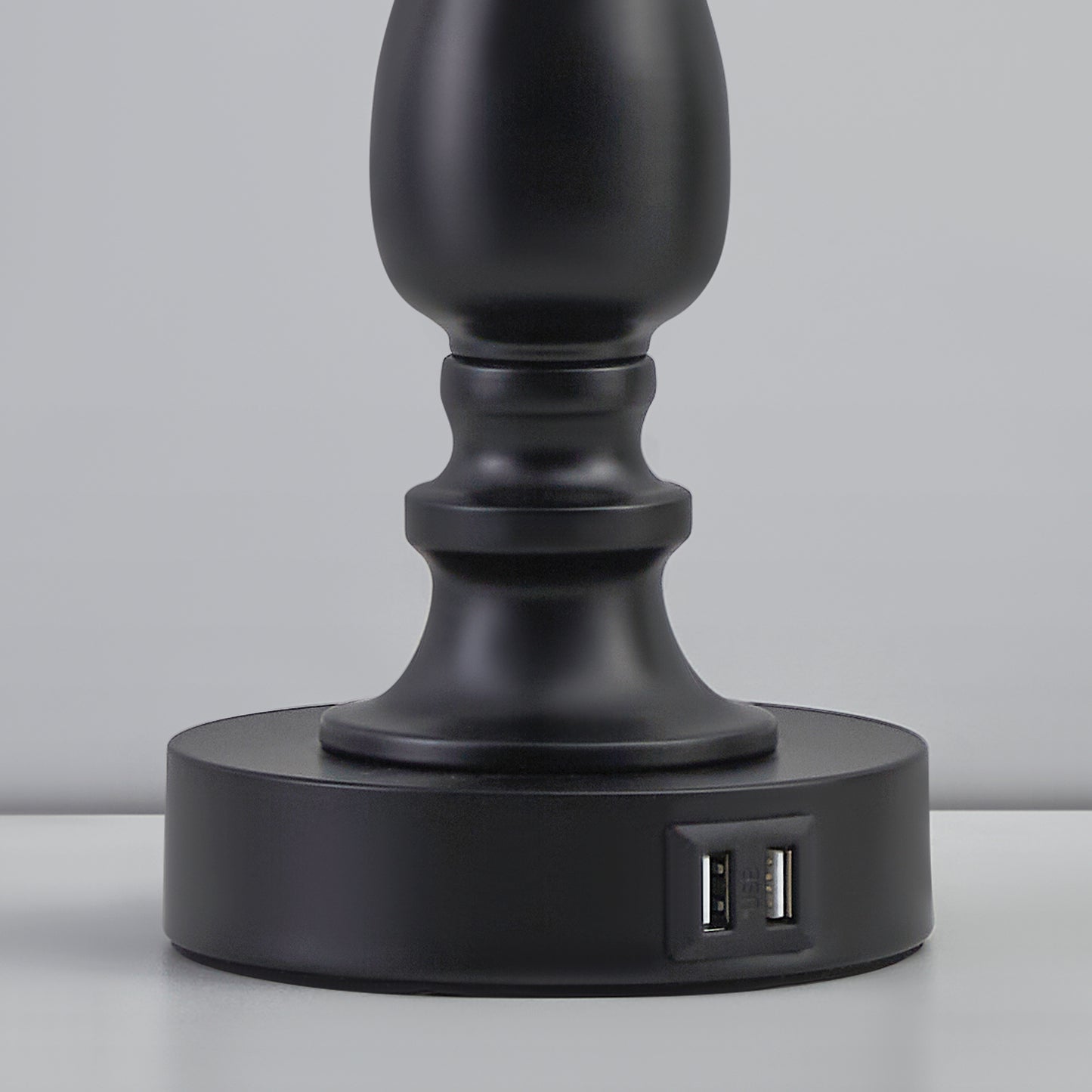 NATYSWAN Table Lamps Set of 2, Lamps for Bedroom with USB Charging Ports, 3 Way Dimmable Touch with Linen Fabric Lampshade, Modern Small Lamp for Nightstand, Living Room (Bulbs Included)