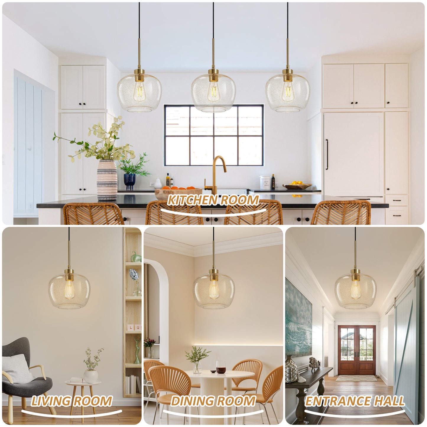 NATYSWAN Vintage Mini Globe Chandelier, 9.75 inch Wide Single-Light Flush Mount Ceiling Fixture with E26 Socket for Small Spaces, Hallway, Bathroom（Bulb Not Included）