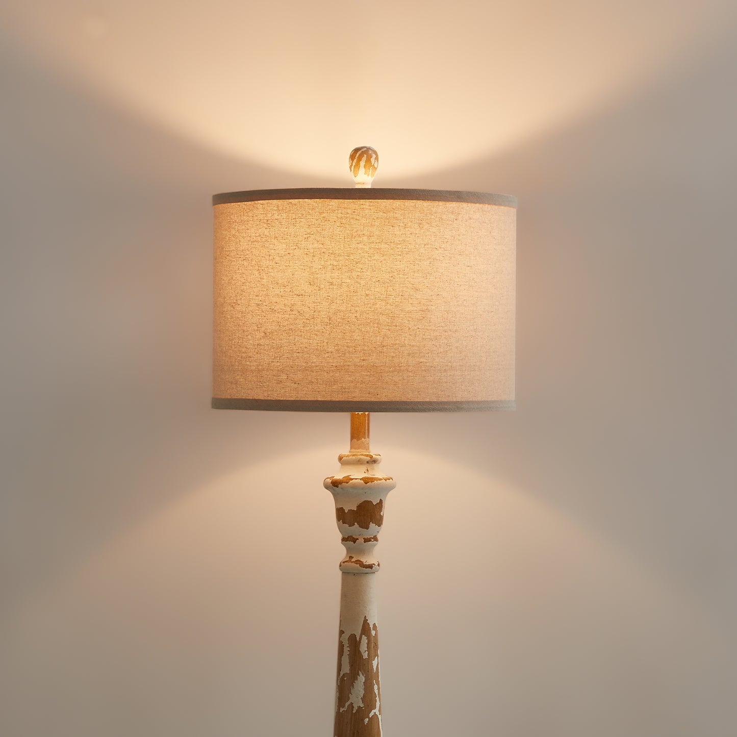 NATYSWAN modern minimalist floor lamp, 62.75" Tall Standing Lamps,Linen Lampshade,Standing Lamps for Living Room, Bedroom, Dresser,Office