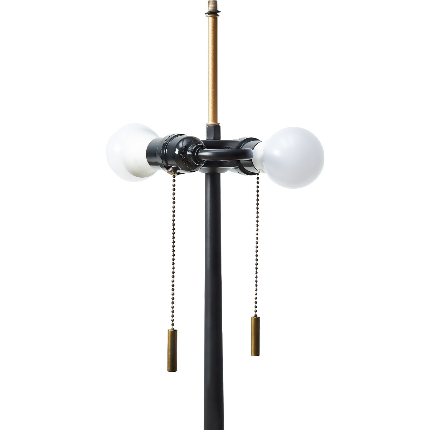 NATYSWAN Modern Black Floor Lamp with Pull Chain Switch, 60-inch Tall Stand Lamp for Living Room & Bedroom, Easy Assembly, Max 100W（Not Included Bulb）